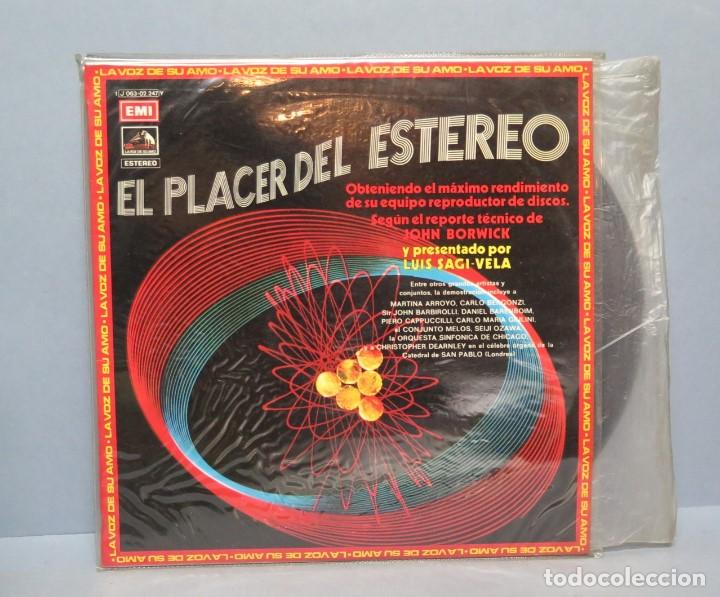 Discos de vinilo: LP. EL PLACER DEL ESTERIO. LUIS SAGI - Foto 1