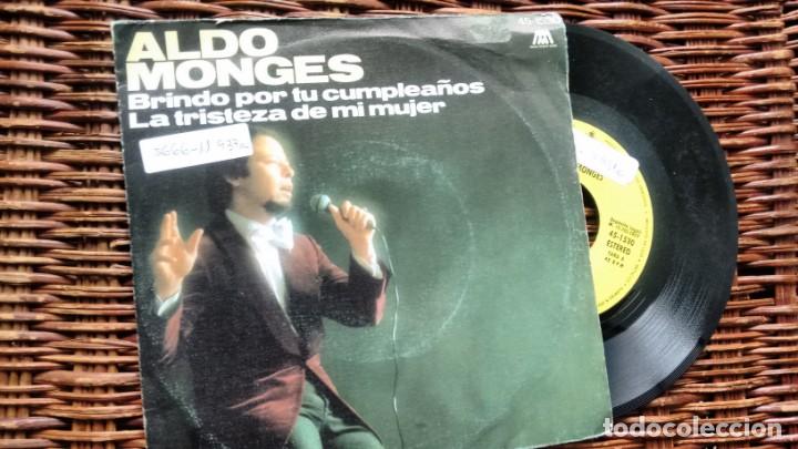 Discos de vinilo: SINGLE (VINILO) DE ALDO MONGES A&Ntilde;OS 70 - Foto 1