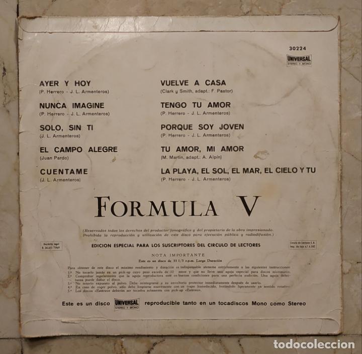 Discos de vinilo: LP FORMULA V - PERGOLA 1969 - Foto 2
