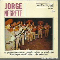 Discos de vinilo: JORGE NEGRETE ?– EL CHARRO MEXICANO - EP RCA VICTOR SPAIN 1967