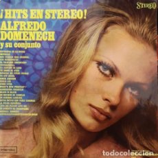 Discos de vinilo: ALFREDO DOMENECH Y SU CONJUNTO - HITS EN ESTEREO - LP DE VINILO 1966 DISCOLIBRO
