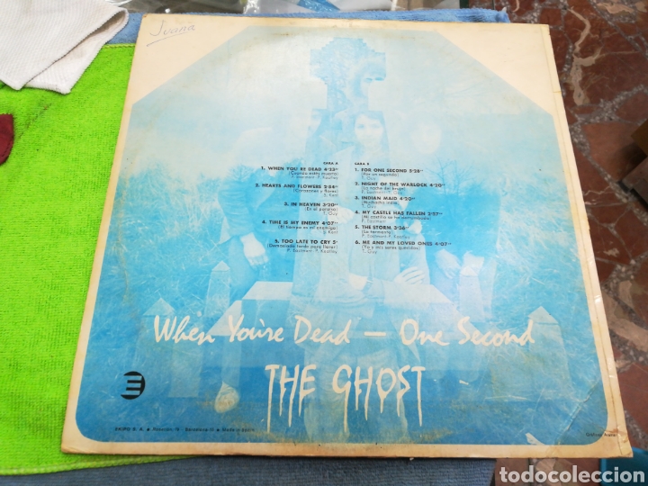 Discos de vinilo: The ghost lp when youre dead - one second espa&ntilde;a 1971 - Foto 2