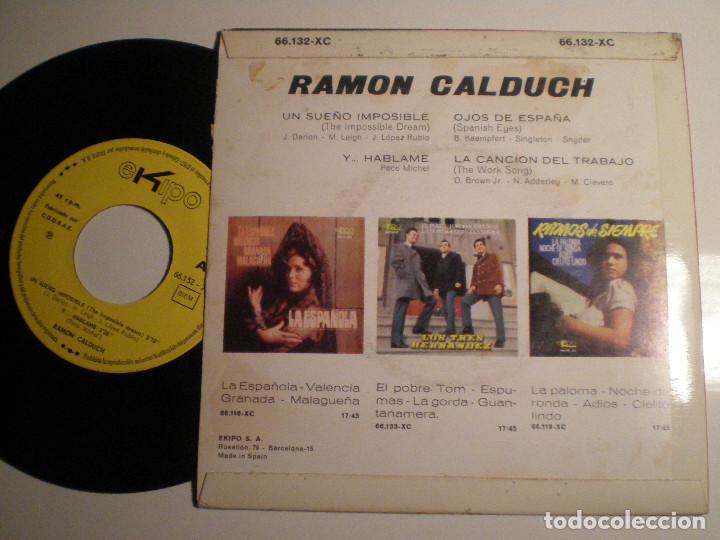 Discos de vinilo: RAMON CALDUCH - EP EKIPO 1966 - Foto 2
