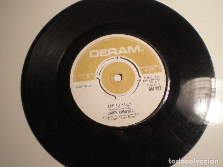 Discos de vinilo: JUNIOR CAMPBELL - SINGLE DERAM 1973 - Foto 1