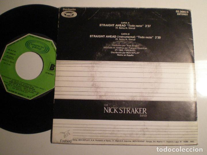 Discos de vinilo: NICK STRAKER - SINGLE MOVIEPLAY 1983 - Foto 2