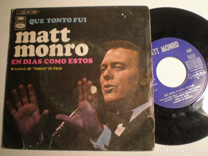 Discos de vinilo: MATT MONRO -SINGLE 1969 - Foto 1