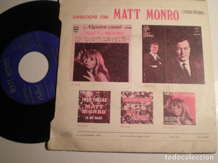 Discos de vinilo: MATT MONRO -SINGLE 1969 - Foto 2