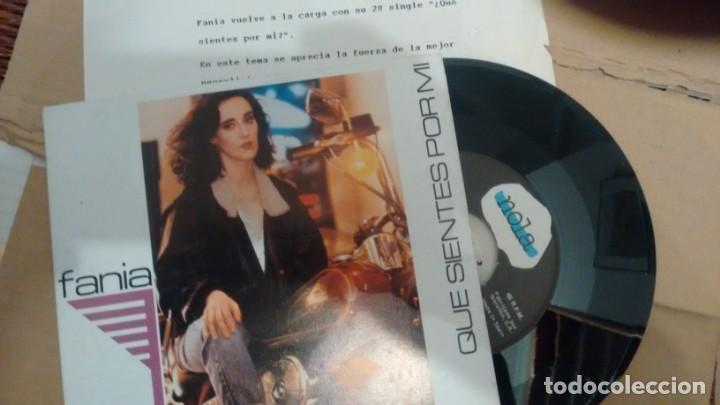 Disques de vinyle: SINGLE (VINILO)-PROMOCION- DE FANIA  A&Ntilde;OS 90+ HOJA PROMO