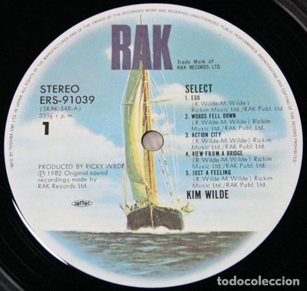 Discos de vinilo: Kim Wilde &ndash; Select - LP Japon - Foto 2