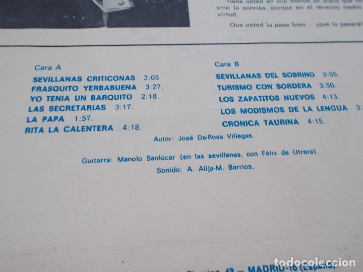 Discos de vinilo: LAS COSAS DE PEPE DA ROSA 2 - Foto 2