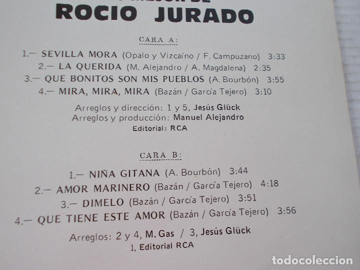 Discos de vinilo: LO MEJOR DE ROCIO JURADO. VERSION ORIGINAL - Foto 2