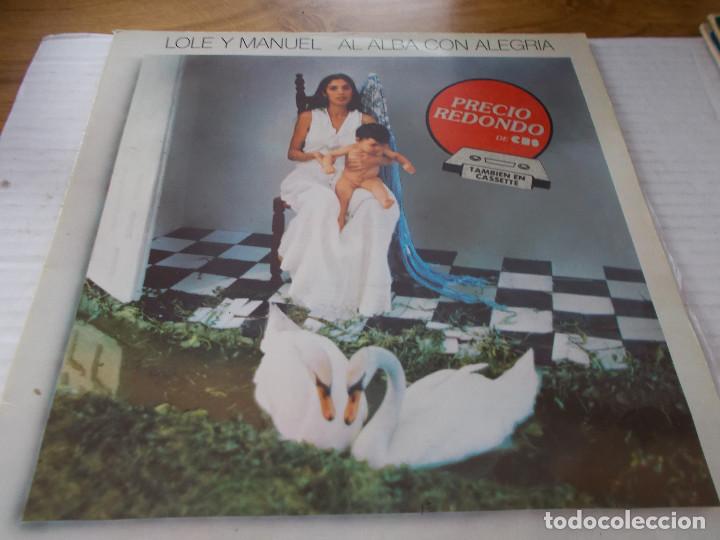 Discos de vinilo: LOLE Y MANUEL. AL ALBA CON ALEGRIA. - Foto 1
