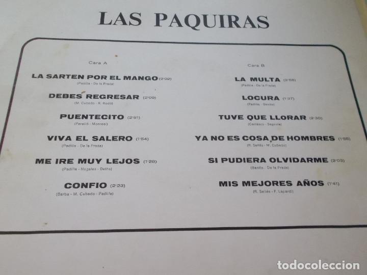 Discos de vinilo: LAS PAQUIRAS. - Foto 2
