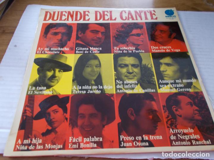 Discos de vinilo: DUENDE DEL CANTE. - Foto 1