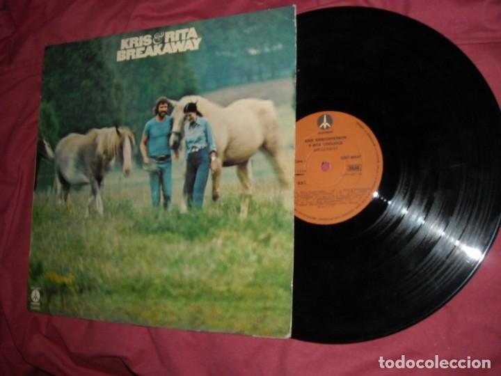 Discos de vinilo: kris & rita - breakaway 1975 lp spa - Foto 1