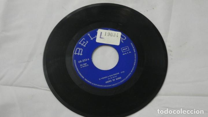 Discos de vinilo: DISCO VINILO SINGLE . ANDR&Eacute;S DO BARRO - Foto 4
