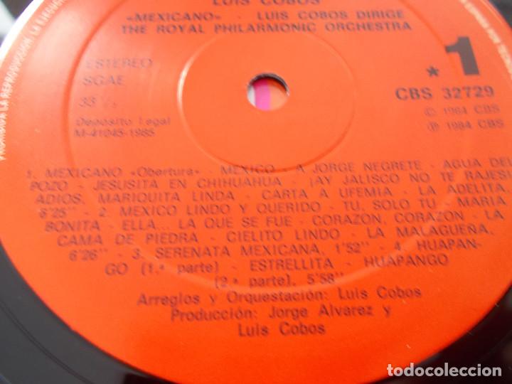 Discos de vinilo: LUIS COBOS. MEXICANO - Foto 2
