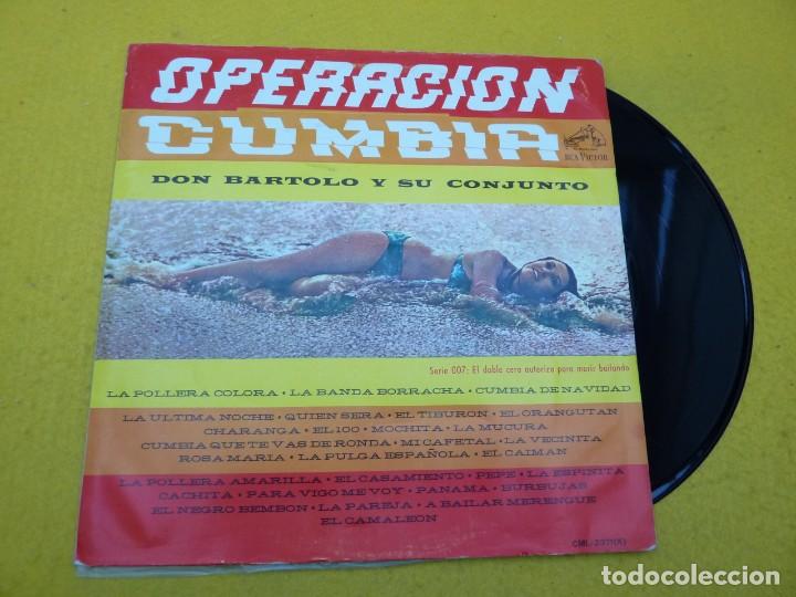 Disques de vinyle: LP DON BARTOLO Y SU CONJUNTO - Operacion Cumbia - CHILE - CML-2371-X (EX/VG++) 5