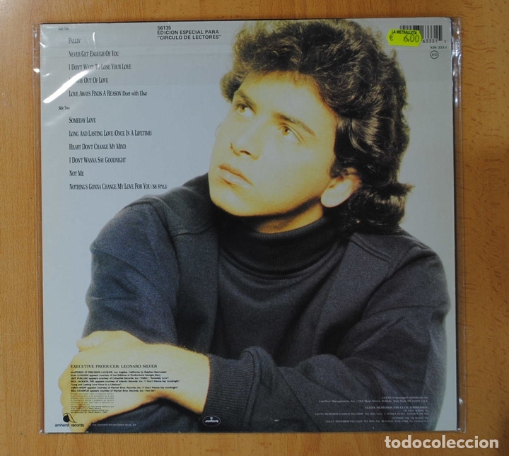 Discos de vinilo: GLENN MEDEIROS - NOT ME - LP - Foto 2