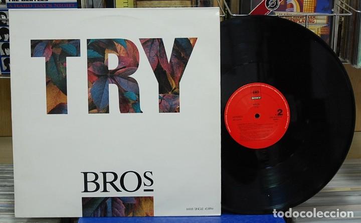 Discos de vinilo: Bros. Try. Sony 1991, ref. COL 657404 6. Maxi-single - Foto 1