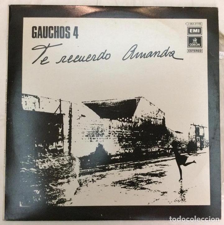 Discos de vinilo: Disco vinilo LP Gauchos 4 Te recuerdo Amanda