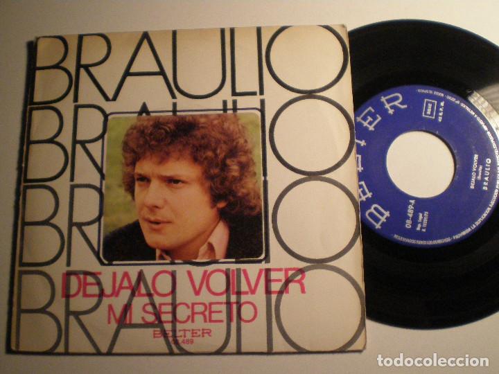 Discos de vinilo: BRAULIO - SINGLE BELTER 1975 - Foto 1