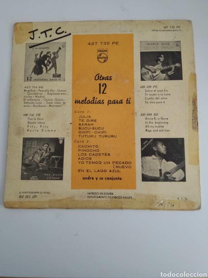 Discos de vinilo: ANDRE Y SU CONJUNTO - Foto 2