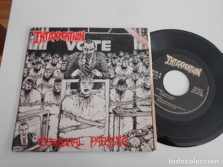 Discos de vinilo: INTOXICATION-EP CEREBRAL PARASITE +3 - Foto 1
