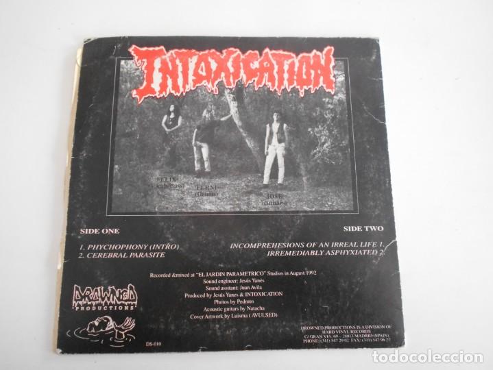 Discos de vinilo: INTOXICATION-EP CEREBRAL PARASITE +3 - Foto 2