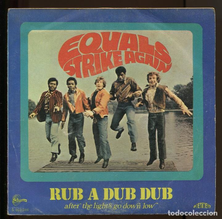 Discos de vinilo: equals strike again. Rub a dub dub.  president 1970. sp - Foto 1