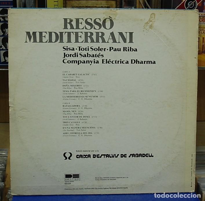Discos de vinilo: Resso mediterrani. Belter 1978, ref. 00-231. LP - Foto 2