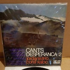 Discos de vinilo: JORDAN'S TRIO-CORAL XALOC / CANTS D'ESPERANÇA-2 / EP - EDIGSA - 1967 / MBC. ***/***. Lote 141888218