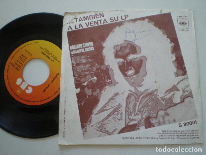 Discos de vinilo: ROBERTO CARLOS -SINGLE 1974 - Foto 2