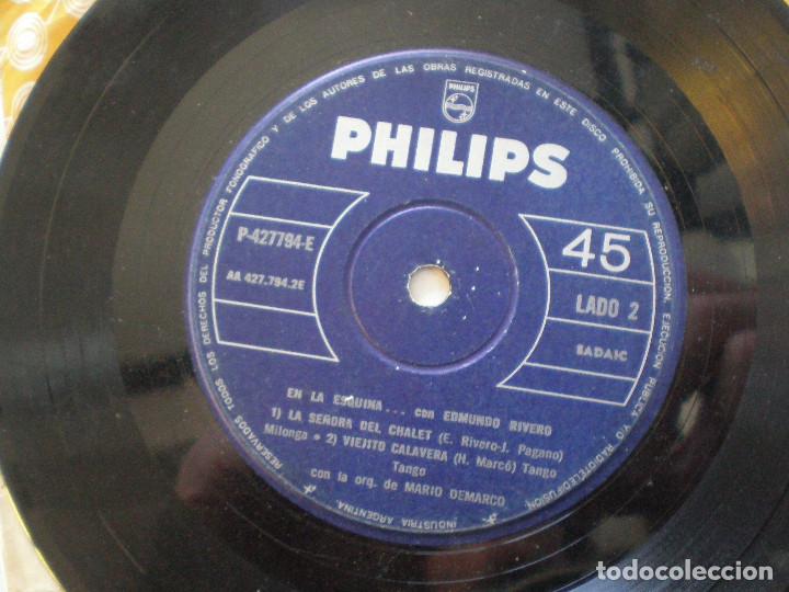 Discos de vinilo: EDMUNDO RIVERO -EP ARGENTINA PHILIPS - Foto 2