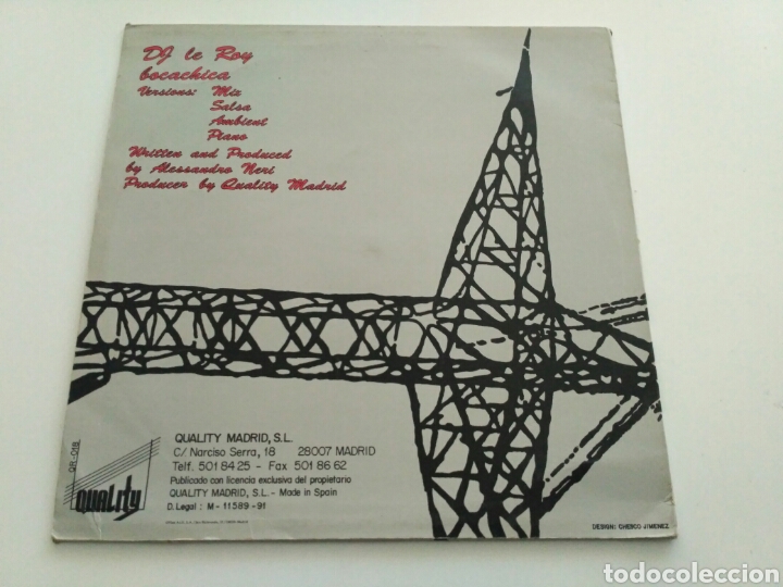 Discos de vinilo: DJ Le Roy - Bocachica - Foto 2