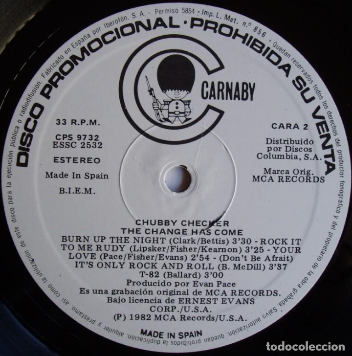 Discos de vinilo: Chubby Checker, The Change Has Come, Carnaby-CPS 9732 - Foto 3
