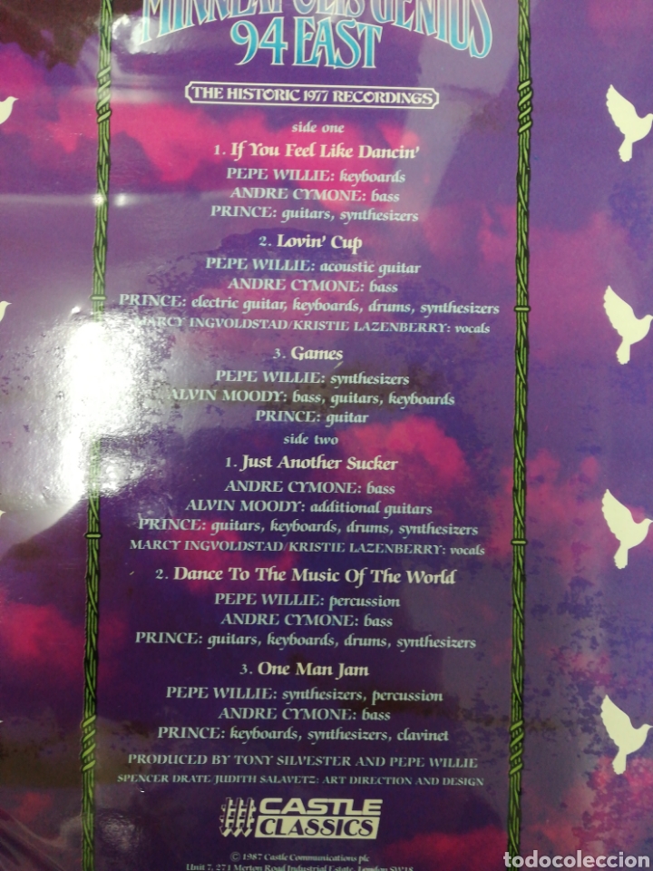 Discos de vinilo: Minneapolis genius mini lp 1987 - Foto 2