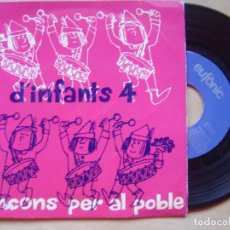 Discos de vinilo: L'ESQUELLERINC DEL COR MADRIGAL ?– D'INFANTS 4 - EP 1975 - EUFONIC - CANÇONS PER AL POBLE