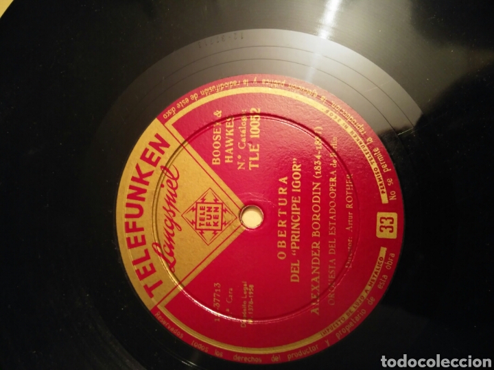 Discos de vinilo: Vinilo 1958 Principe Igor - Foto 3