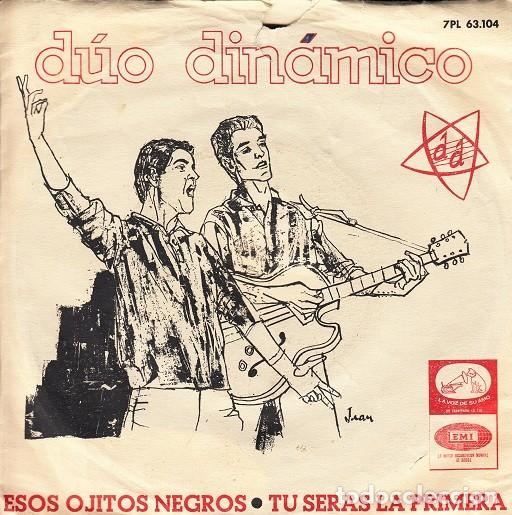 Discos de vinilo: DUO DINAMICO - ESOS OJITOS NEGROS - SINGLE RARO DE VINILO C- 46