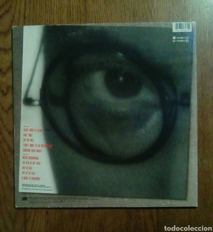 Discos de vinilo: Foreigner - Inside information, 1987, Atlantic. Spain. - Foto 3