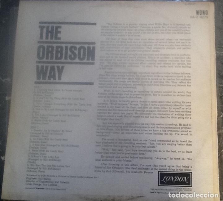 Discos de vinilo: ROY ORBISON, THE ORBISON WAY, ORIGINAL INGL&Eacute;S - Foto 2