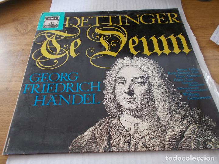 Discos de vinilo: HANDEL.DETTINGER TE DEUM - Foto 1