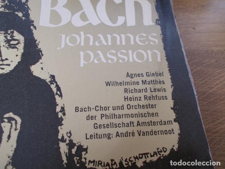 Discos de vinilo: BACH. JOHNNES PASSION. - Foto 2