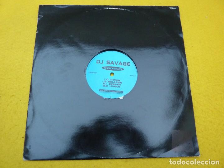 Discos de vinilo: Maxi Single DJ Savage &lrm;&ndash; Codecs  Kinetik Records  &ccedil; - Foto 1