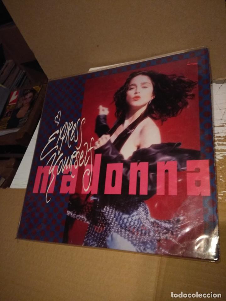 Discos de vinilo: MAXI SINGLE MADONNA : EXPRESS YOURSELF ( 2 TRACKS ) - Foto 1