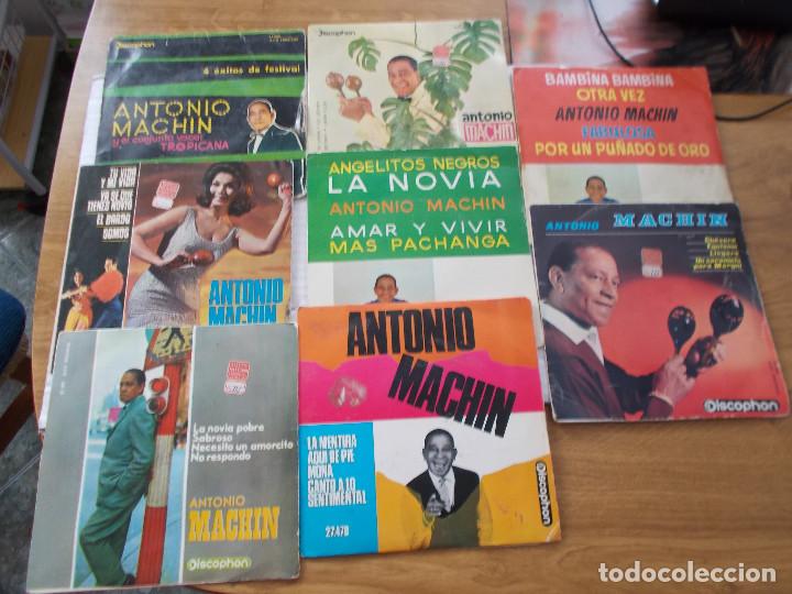 Discos de vinilo: ANTONIO MACHIN LOTE DE EPS - Foto 1
