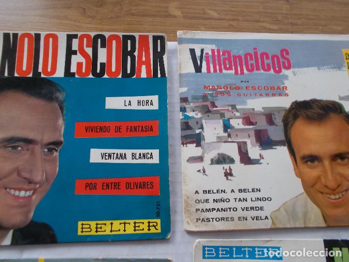 Discos de vinilo: MANOLO ESCOBAR. LOTE DE 4 EPS - Foto 2