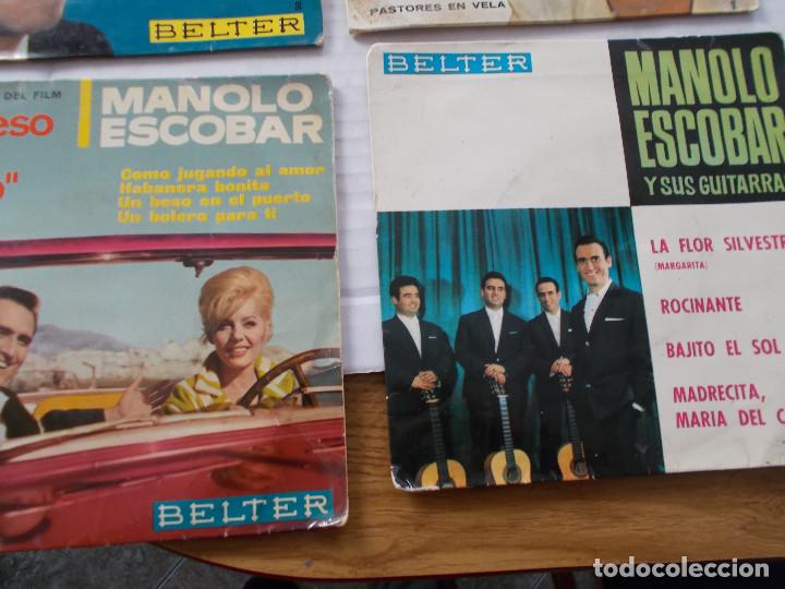 Discos de vinilo: MANOLO ESCOBAR. LOTE DE 4 EPS - Foto 3