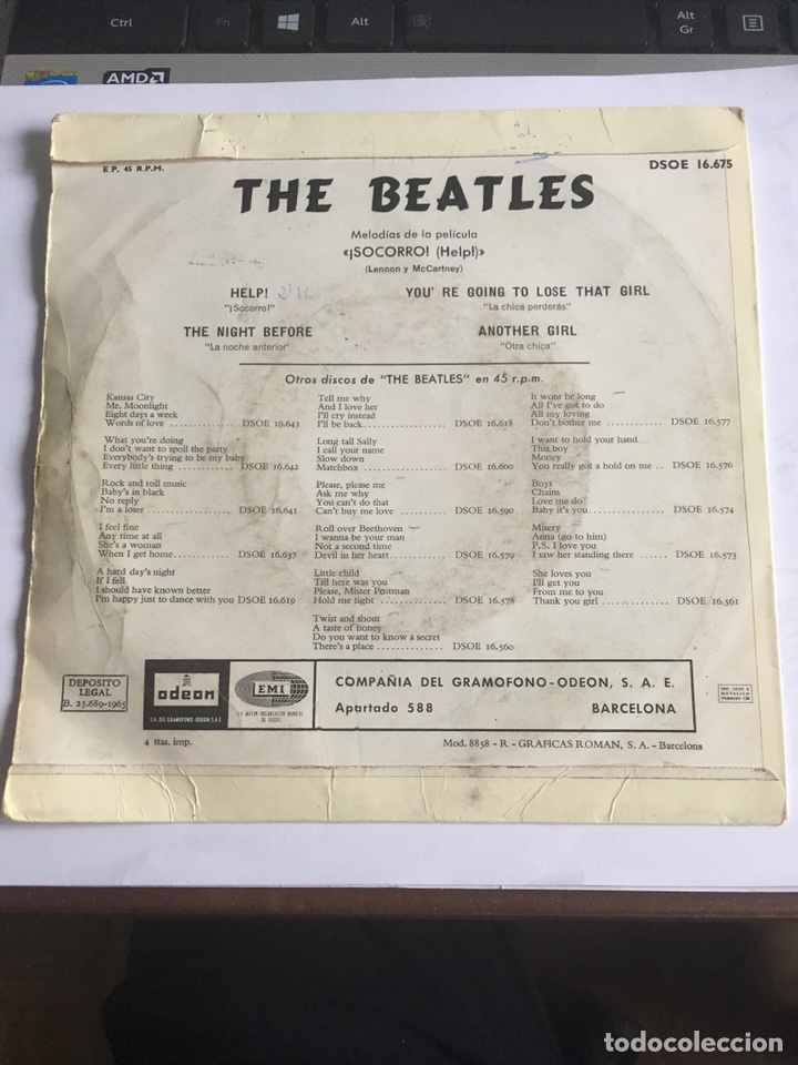 Discos de vinilo: HELP THE BEATLES - Foto 2